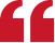 Double quotation marks in red color
